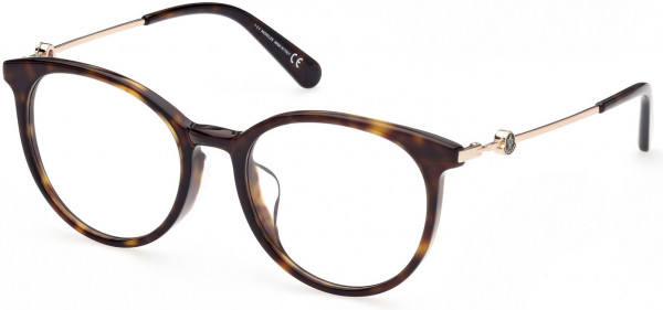 Moncler ML5136-D Eyeglasses, 052 - Dark Havana