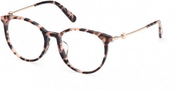 Moncler ML5136-D Eyeglasses, 055 - Coloured Havana