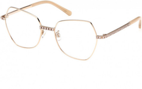 Swarovski SK5422-H Eyeglasses, 028 - Shiny Rose Gold