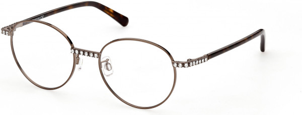 Swarovski SK5424-H Eyeglasses, 048 - Shiny Dark Brown