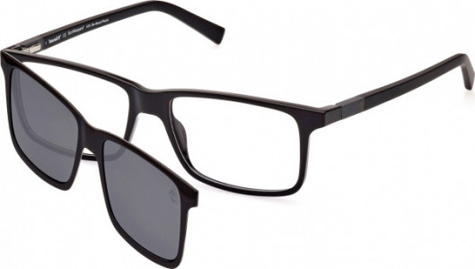 Timberland TB1765 Eyeglasses, 001 - Shiny Black / Matte Black