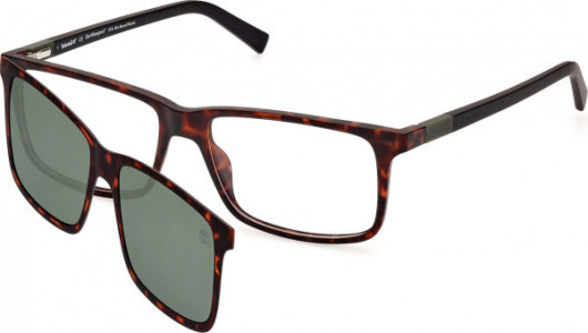 Timberland TB1765 Eyeglasses, 052 - Dark Havana / Matte Black