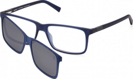 Timberland TB1765 Eyeglasses, 091 - Matte Blue / Matte Blue