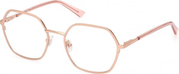 Guess GU2912 Eyeglasses, 029 - Matte Rose Gold / Shiny Light Pink