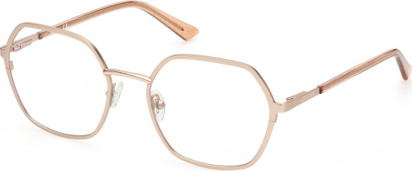 Guess GU2912 Eyeglasses, 032 - Matte Pale Gold / Shiny Light Pink