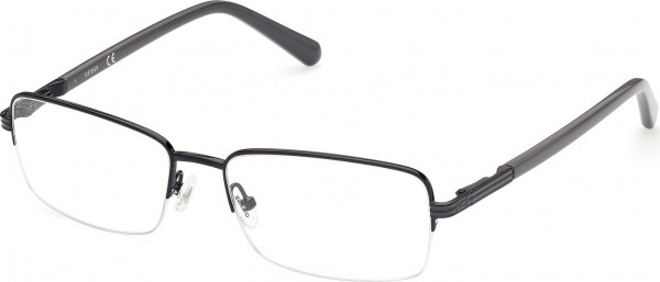 Guess GU50044 Eyeglasses, 001 - Shiny Black / Shiny Grey