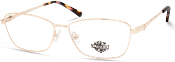 Harley-Davidson HD0560 Eyeglasses, 028 - Shiny Rose Gold