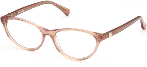 Max Mara MM5025 Eyeglasses, 045 - Shiny Light Brown