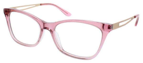 BCBGMAXAZRIA ELISE Eyeglasses, Blush Shimmer