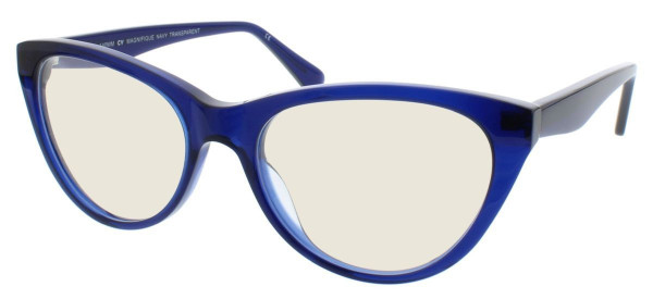 BluTech MAGNIFIQUE Eyeglasses, Navy Transparent