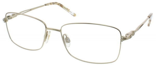 Jessica McClintock JMC 4331 Eyeglasses, Gold