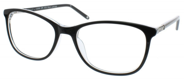 Jessica McClintock JMC 4333 Eyeglasses, Black Laminate