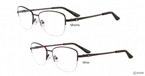 Bulova Sharon Hill Eyeglasses, Mocha