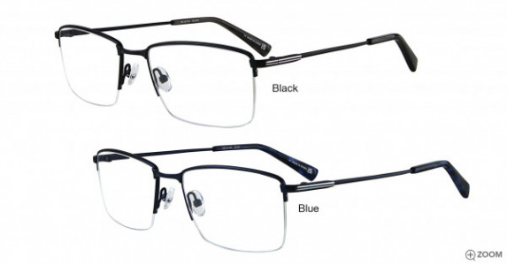 Bulova Aldan Eyeglasses, Blue