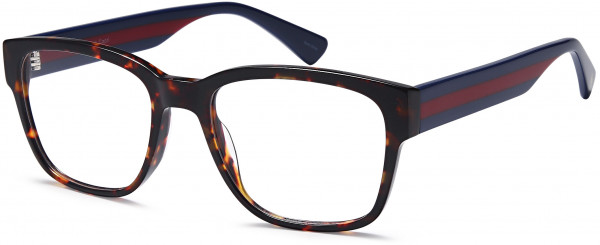 Di Caprio DC219 Eyeglasses, Tortoise Blue Red
