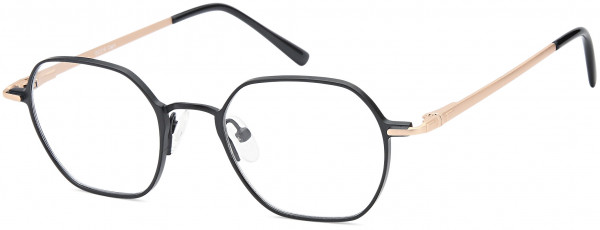 Di Caprio DC216 Eyeglasses, Black Gold