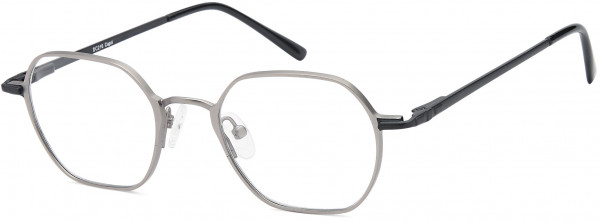Di Caprio DC216 Eyeglasses, Gunmetal Black
