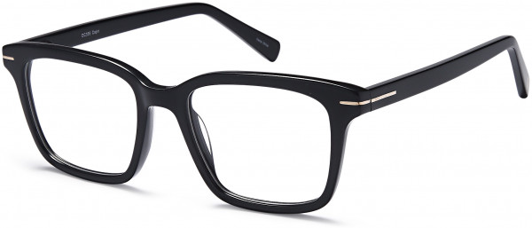 Di Caprio DC355 Eyeglasses, Black
