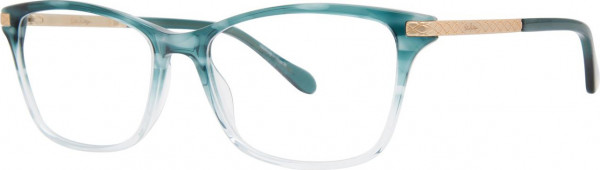 Lilly Pulitzer Zinnea Eyeglasses, Teal Shell