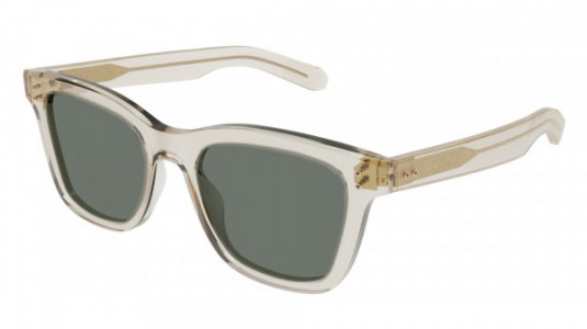 Brioni BR0099S Sunglasses, 004 - BEIGE with GREEN lenses