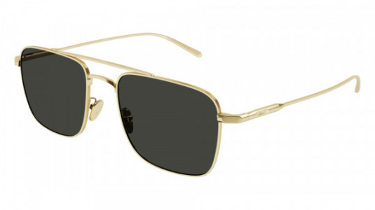Brioni BR0101S Sunglasses, 001 - GOLD with GREY lenses