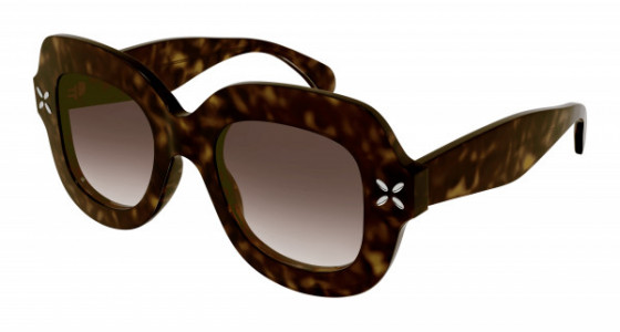 Azzedine Alaïa AA0054S Sunglasses, 003 - HAVANA with BROWN lenses