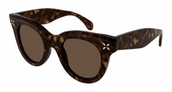 Azzedine Alaïa AA0055S Sunglasses, 002 - HAVANA with BROWN lenses