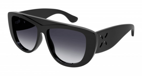 Azzedine Alaïa AA0056S Sunglasses, 001 - BLACK with GREY lenses