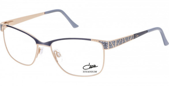 Cazal CAZAL 4287 Eyeglasses, 001 BLUE-GOLD