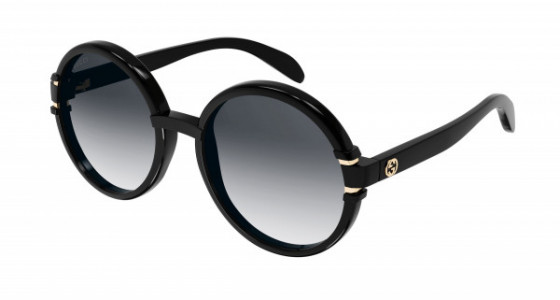 Gucci GG1067S Sunglasses, 001 - BLACK with GREY lenses