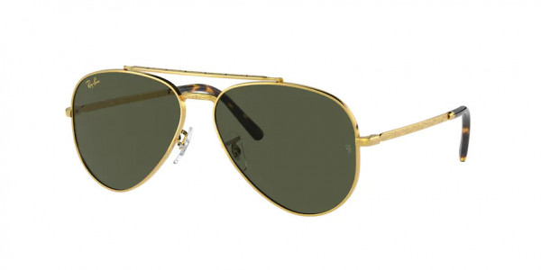 Ray-Ban RB3625 NEW AVIATOR Sunglasses, 919631 NEW AVIATOR LEGEND GOLD GREEN (GOLD)