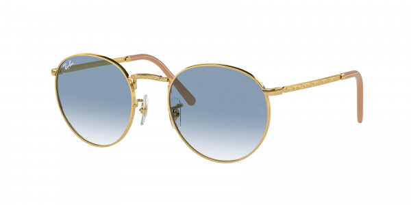 Ray-Ban RB3637 NEW ROUND Sunglasses, 001/3F NEW ROUND ARISTA CLEAR GRADIEN (GOLD)