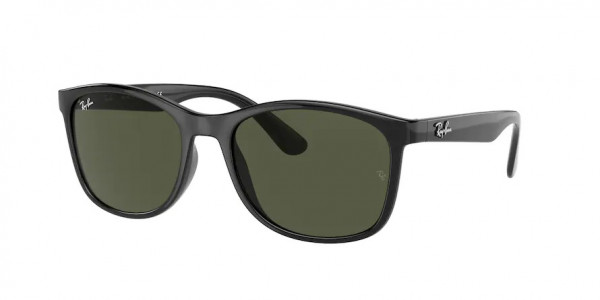 Ray-Ban RB4374F Sunglasses, 601/31 BLACK GREEN (BLACK)