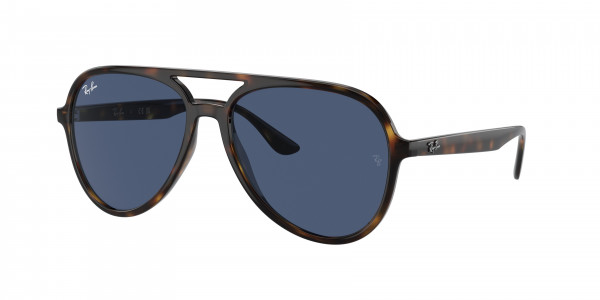 Ray-Ban RB4376F Sunglasses, 710/80 HAVANA DARK BLUE (TORTOISE)