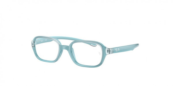 Ray-Ban Junior RY9074VF Eyeglasses, 3879 LIGHT BLUE ON RUBBER LIGHT BLU (BLUE)