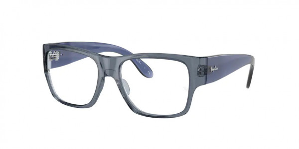 Ray-Ban Junior RY9287V JUNIOR WAYFARER NOMAD Eyeglasses, 3901 JUNIOR WAYFARER NOMAD TRANSPAR (BLUE)