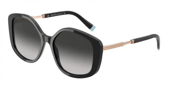 Tiffany & Co. TF4192 Sunglasses, 80013C BLACK GREY GRADIENT (BLACK)