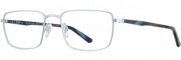 Alan J Alan J 170 Eyeglasses, 1 - Silver / Blue Marble