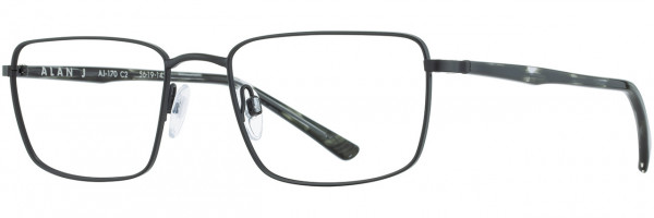 Alan J Alan J 170 Eyeglasses, 2 - Black / Quartz Smoke
