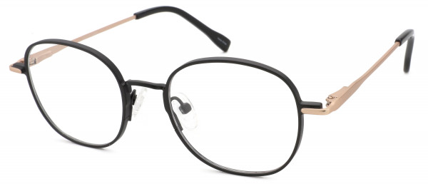 Di Caprio DC218 Eyeglasses, Black Gold