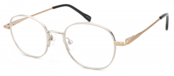 Di Caprio DC218 Eyeglasses, Silver Gold
