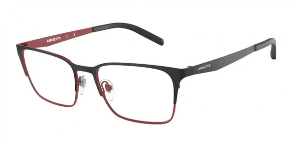 Arnette AN6124 FIZZ Eyeglasses, 719 FIZZ MATTE BLACK (BLACK)