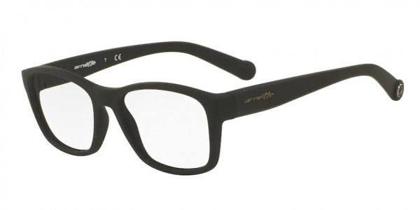 Arnette AN7107 METER Eyeglasses, 447 METER RUBBER BLACK (BLACK)