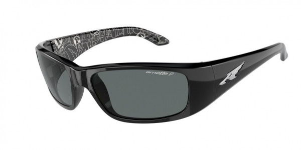 Arnette AN4178 QUICK DRAW Sunglasses, 214881 QUICK DRAW SHINY BLACK POLAR D (BLACK)