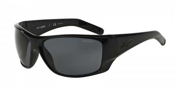 Arnette AN4215 HEIST 2.0 Sunglasses, 41/81 HEIST 2.0 SHINY BLACK POLAR DA (BLACK)