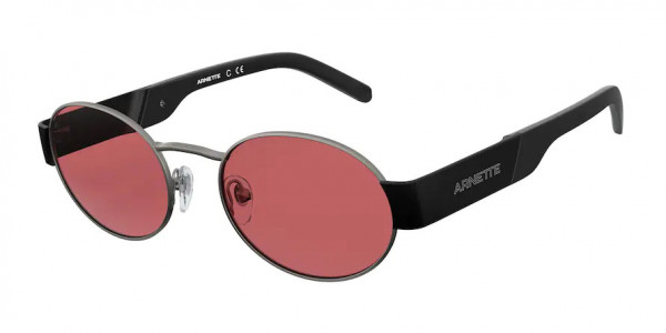 Arnette AN3081 LARS Sunglasses, 725/84 LARS MATTE BRUSHED GUNMETAL P (GREY)