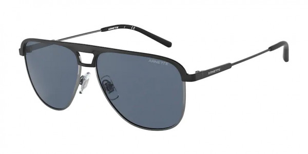 Arnette AN3082 HOLBOXX Sunglasses, 733/55 HOLBOXX BLACK MATTE DARK BLUE (BLACK)