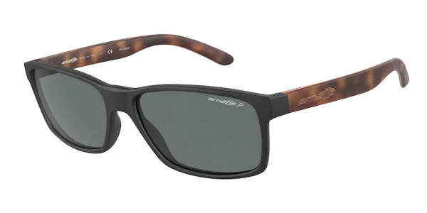 Arnette AN4185 SLICKSTER Sunglasses, 227381 RUBBER BLACK (BLACK)