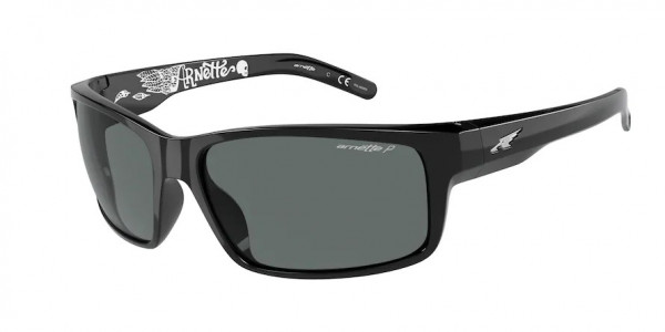 Arnette AN4202 FASTBALL Sunglasses, 226781 FASTBALL SHINY BLACK POLAR DAR (BLACK)