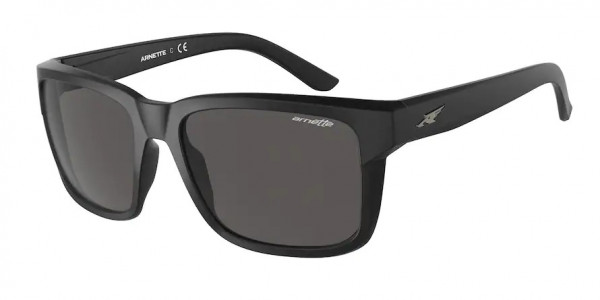 Arnette AN4218 SWINDLE Sunglasses, 01/87 SWINDLE MATTE BLACK DARK GREY (BLACK)
